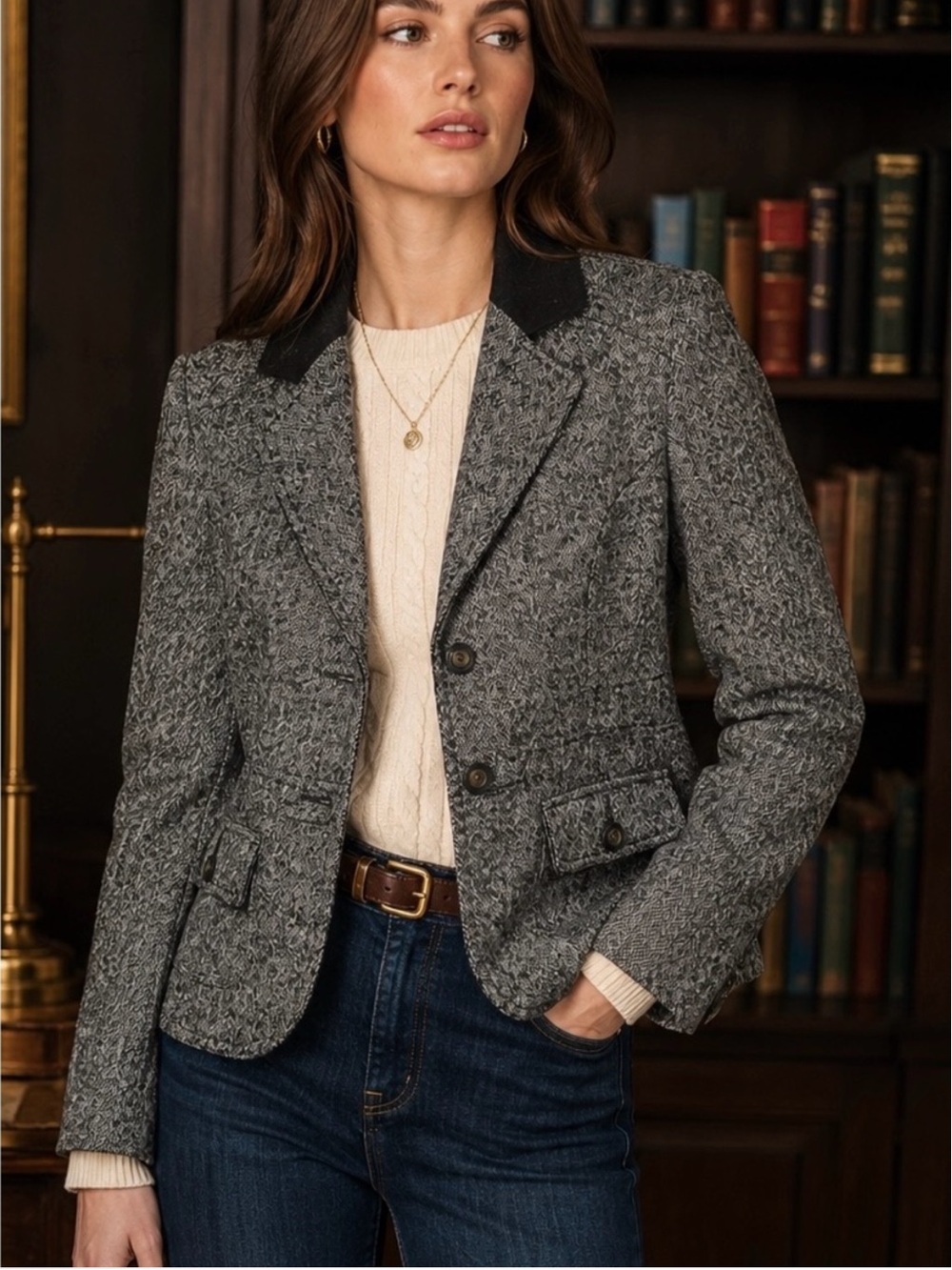 Wool Riding Jacket - Picture 2 of 8